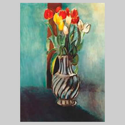 Monatsidee März - Tulpenbild: Inspiration Henri Matisse für Fortgeschrittene. Idee von Malen mit Marlies, Fanas (Graubünden)